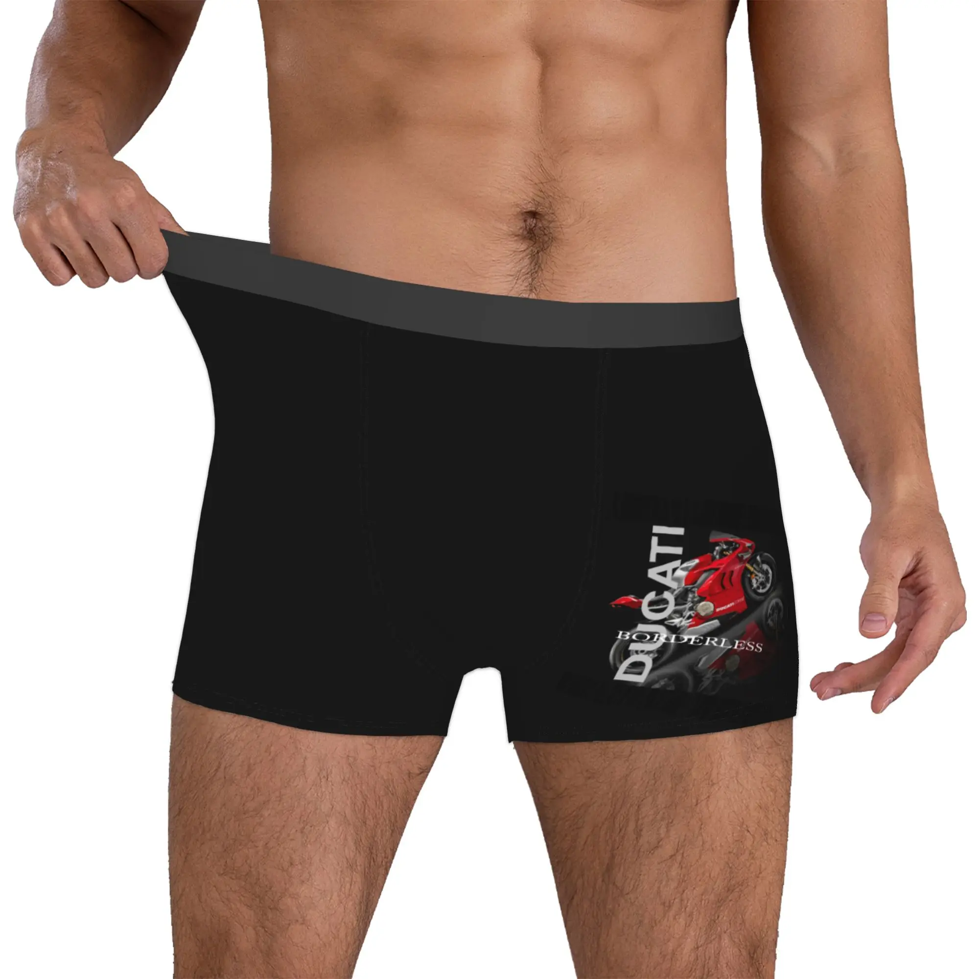 

Custom Ducatis Motorcycle Underwear Men Stretch Racing Sprot Boxer Briefs Shorts Panties Soft Underpants For Homme