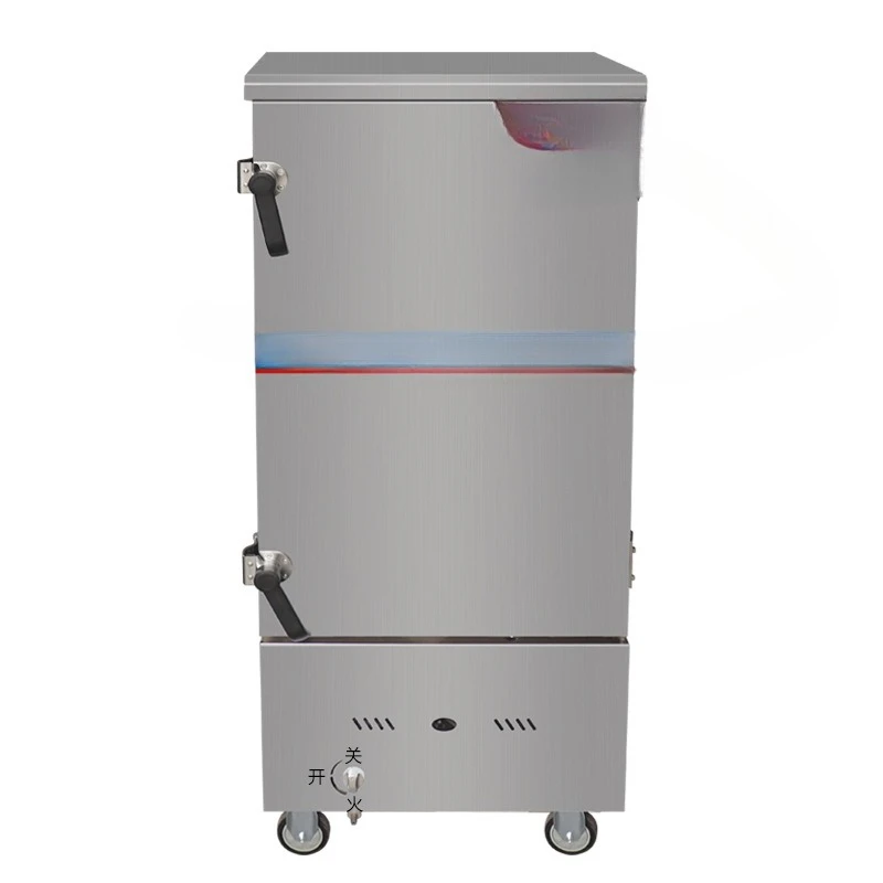 

Gas steam cabinet, plate rice steamed bread stainless steel commercial large steam truck