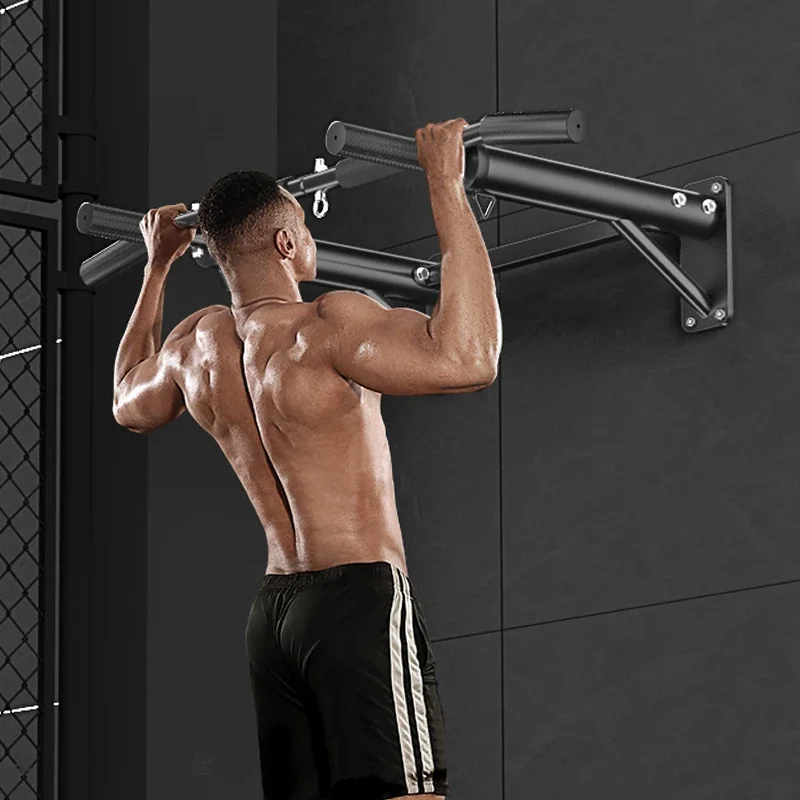 High Quality Fitness Equipment Wall Pull Rod Home Wall Mounted Pull Up Bar Foldable