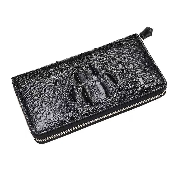Neue Mode-Business männer Alligator Brieftaschen Krokodil Echtes Leder Lange Organizer Brieftasche Männer Marke Luxus Karte Halter Geldbörse