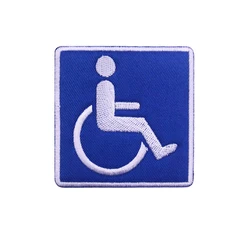 Parche táctico bordado para silla de ruedas con velcro