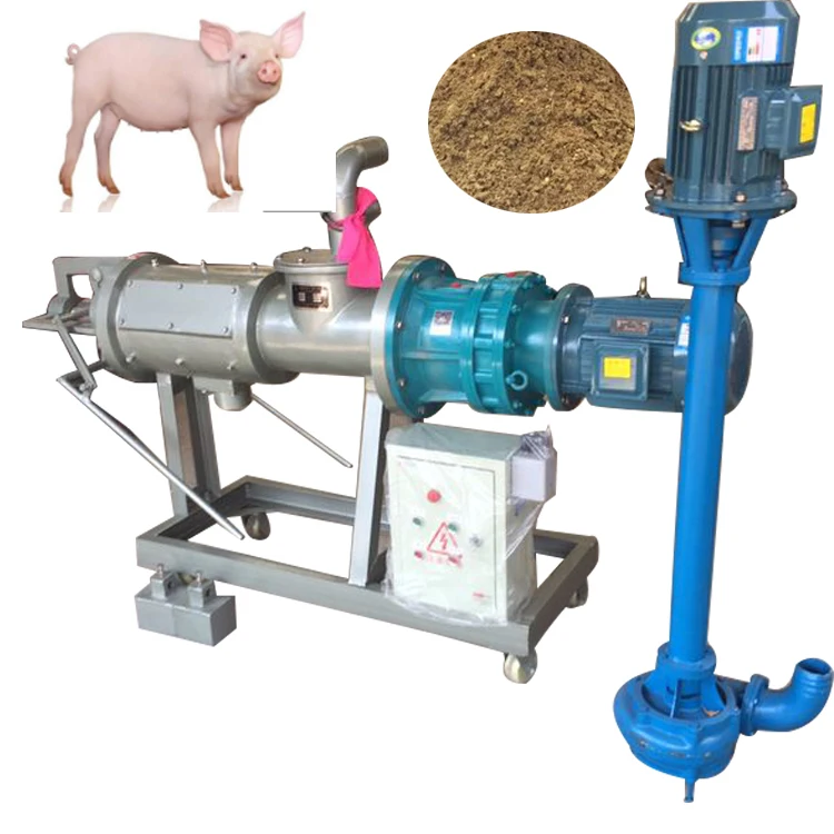 Megaplant Brand Screw Press Cow Manure Dewater Machine Chicken Poultry Manure Solid Liquid Separator