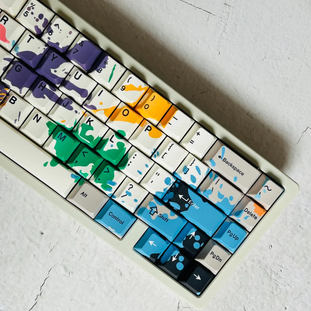 Copritasti PBT Cherry Profile 100:Zombie Keycap Sublimazione della tintura 149 tasti per tastiera meccanica MX 61 64 66 68 75 84 87 96 104 108