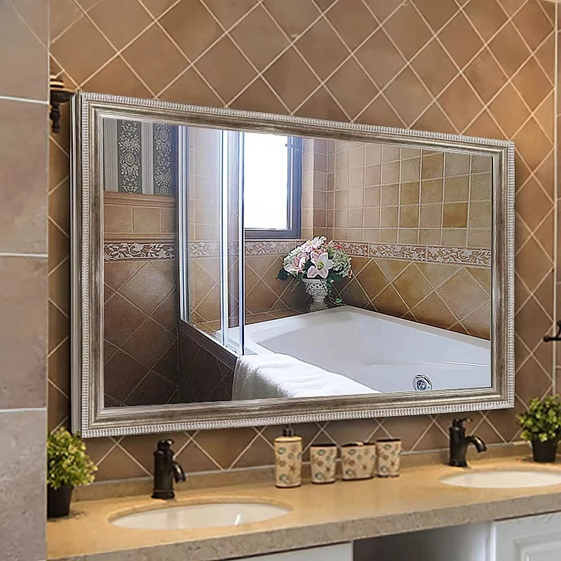 

Зеркало для ванной комнаты, настенное, в американском стиле, для туалета, настенное зеркало для туалетной комнаты, зеркало для макияжа