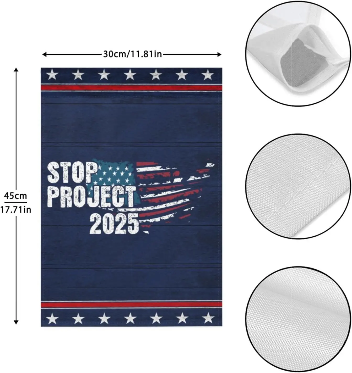 Stop Project 2025 Trump&;s Project Anti Trump Yard Flags One Size, Cute House Flags One Size For Beach Funny Garden Flags One Si