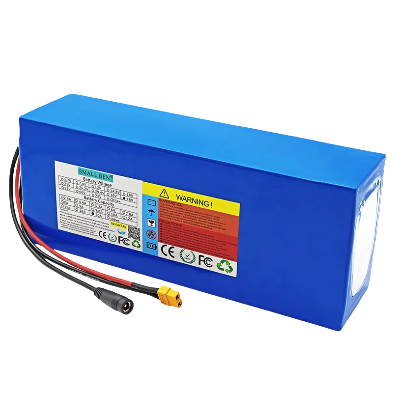 48V 20Ah new 21700 13S4P lithium battery pack 800W high-power battery suitable for various transportation vehicles, customizable