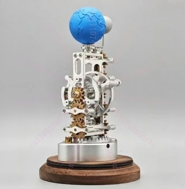 Metal Tourbillon Precision Mechanical Model Dynamic Art Crafts