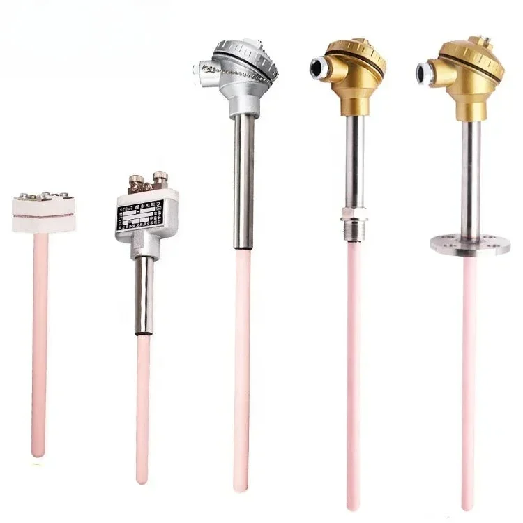 

0-1800 B Type Thermocouple With Ceramic Protecting Tube For Monocrystal Furnace