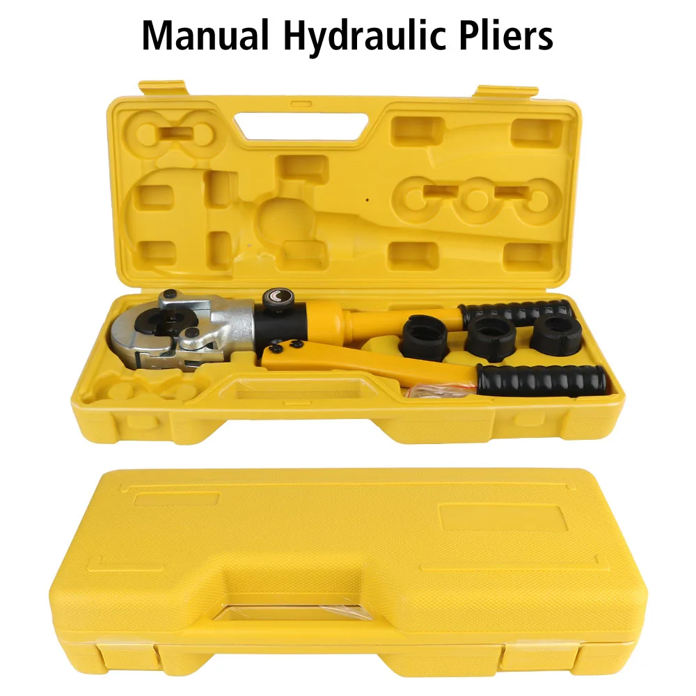 Universal Adjustable YQK-70 Manual Hydraulic Pliers Electric Cable Copper Clamping Repair Kit Portable Pipe Tube Crimping Tool