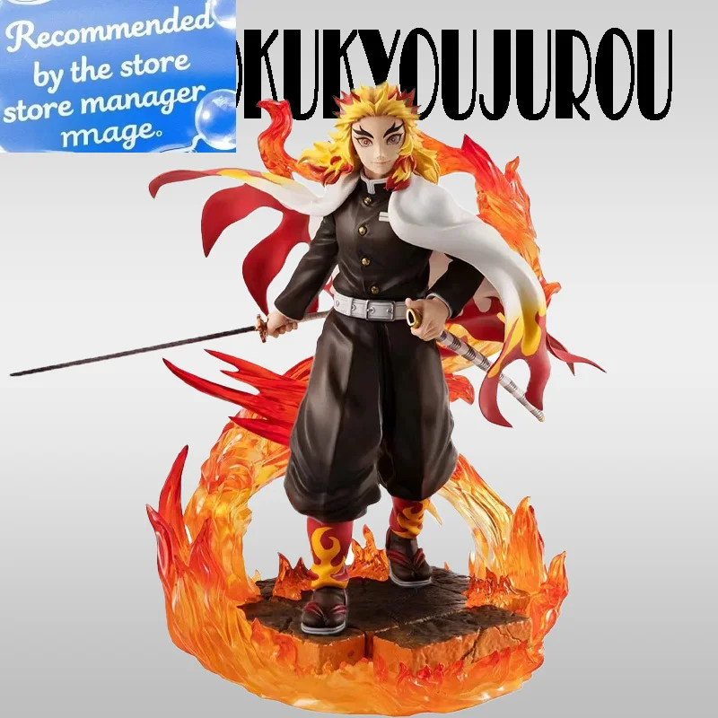 

Demon Slayer Rengoku Kyoujurou Series Handheld Cartoon Exquisite Desktop Model Ornament Anime Peripheral Surprise Holiday Gifts