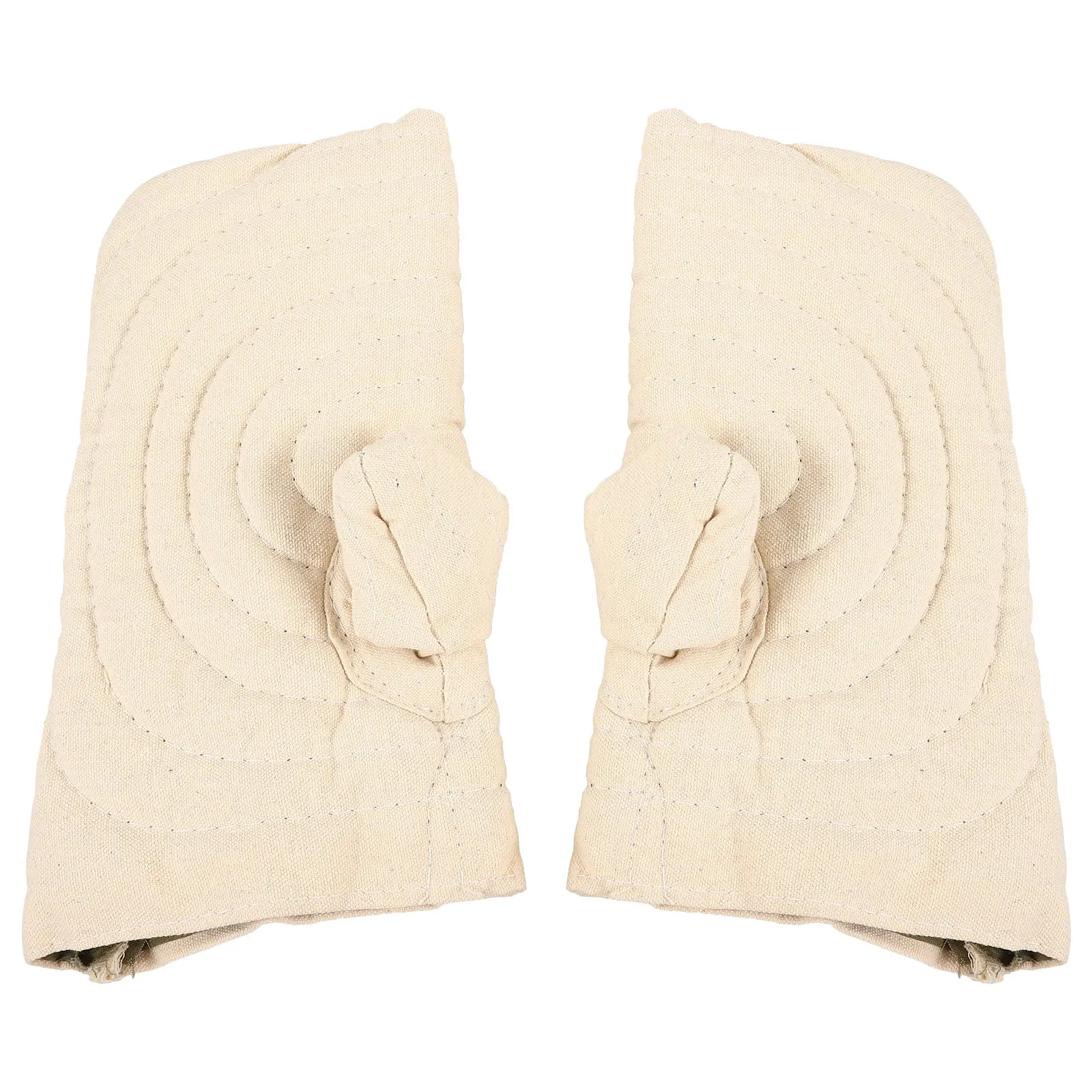 1 ペア耐熱窯用手袋火傷防止断熱ミトン陶器製造用高温手保護耐久性