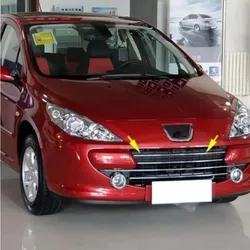 モノクロセンターグリル,レーシンググリル,組み立てストリップ,スタイリングアクセサリー,Peugeot 307,307cc,2004-2013 - 2016