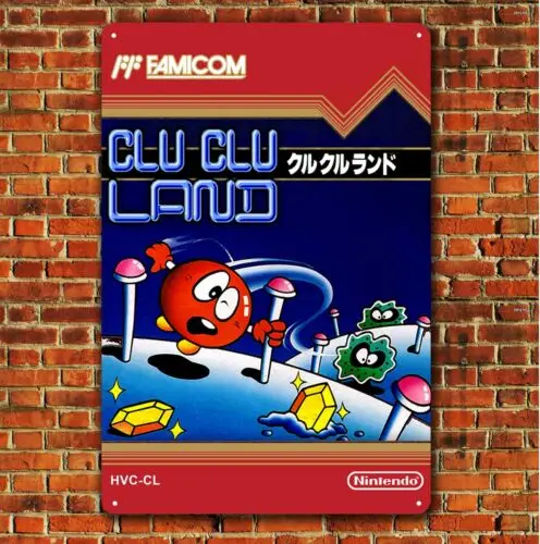 Land Retro Video Game Metal Poster Tin Sign 20*30cm