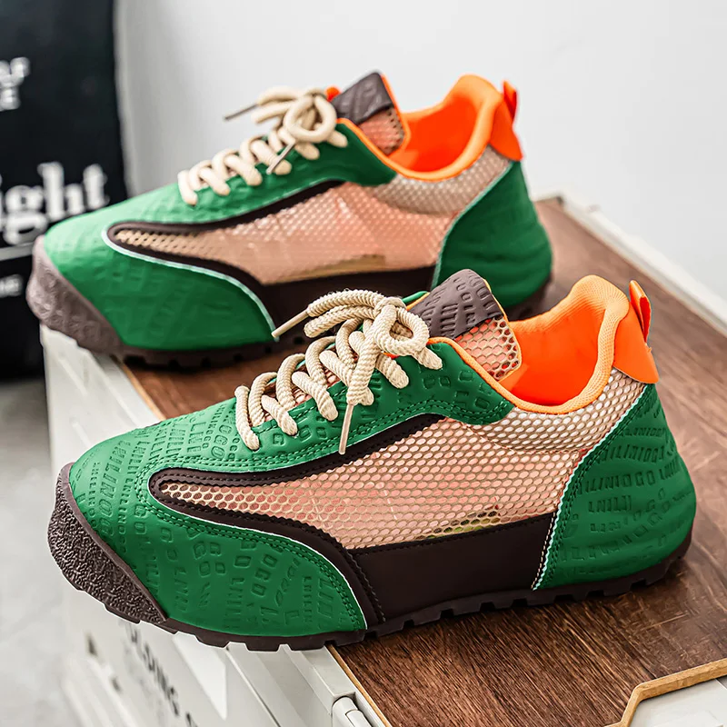 

Men Luxury Sneakers Sports Shoes Chunky Men Casual Sneakers Comfortable Breathable Trend Designed Personality Shoes Moccasins