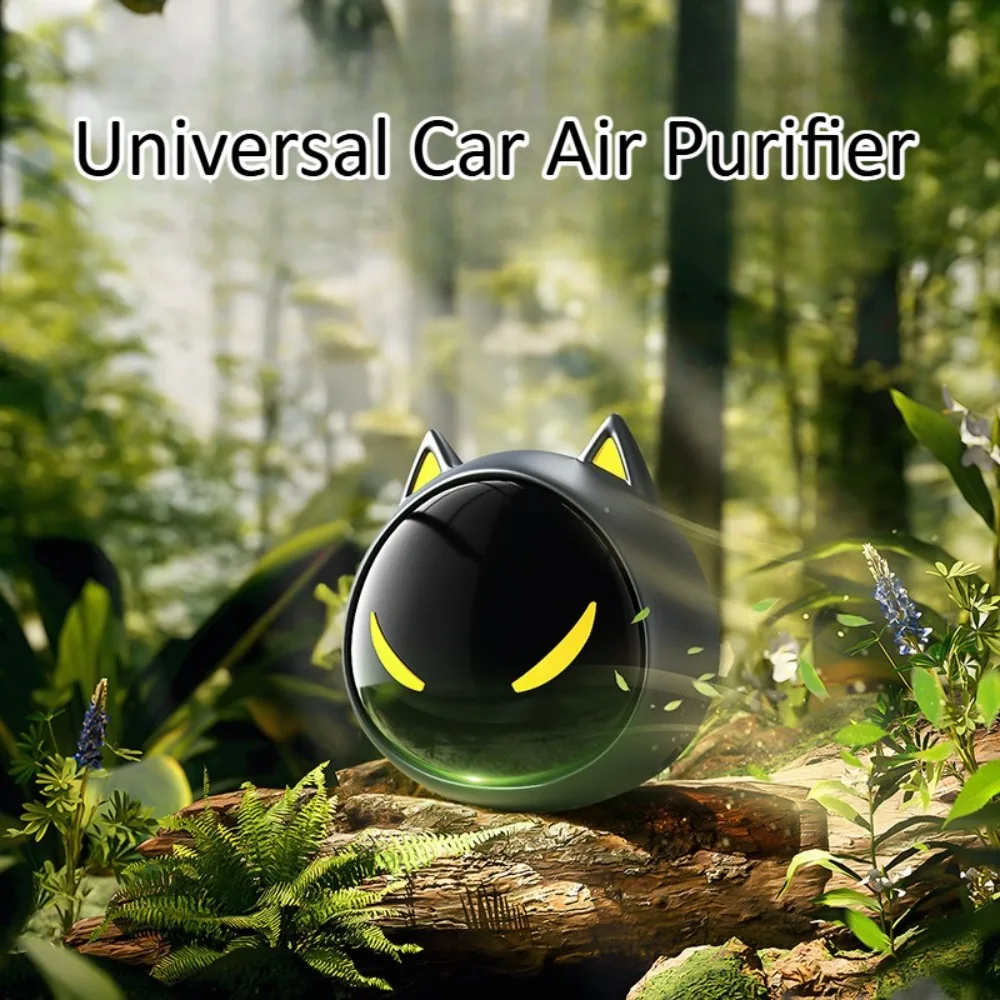 

For Universal Car Air Purifier Negative Ion Odor Smoke Formaldehyde Mini Portable Quiet HEPA Filter PM2.5 Freshener Car Cleaners