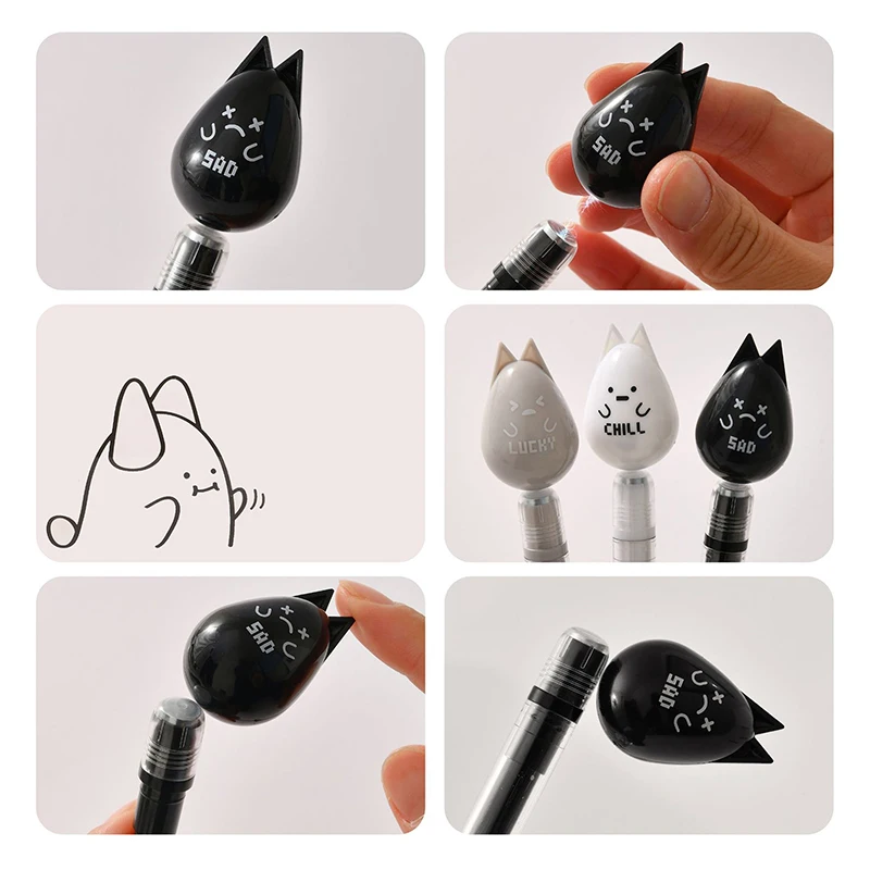Floating Magic Gel Pen 0.5mm With Cute Animal Design - Lightweight Pen For School Office & Home Use Durable Playful Stationery view 4