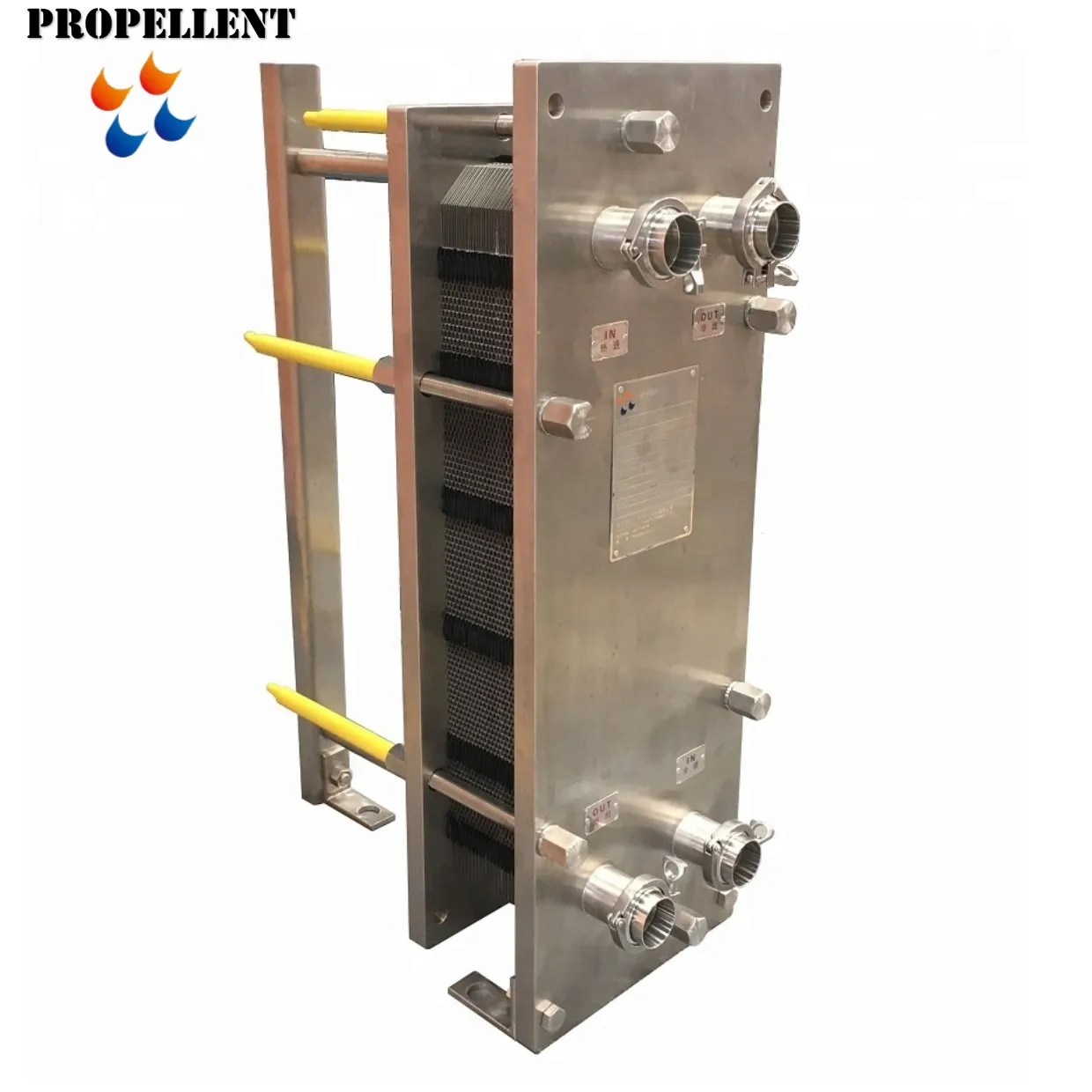 1000L Milk Pasteurizer Plate Heat Exchanger for Milk Beer Yogurt Juice Pasteurizer Cooling Heating