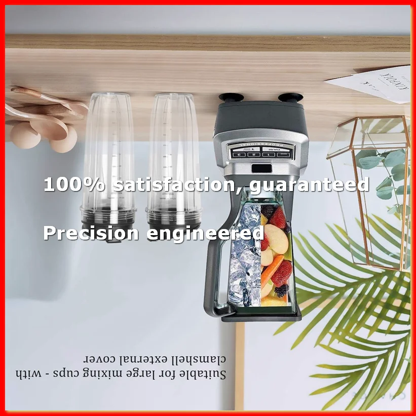 32-Ounce Cup with Sealed Lid Replacement Parts and Accessories for Auto-IQ 1000W and Dual Blender-ROWI