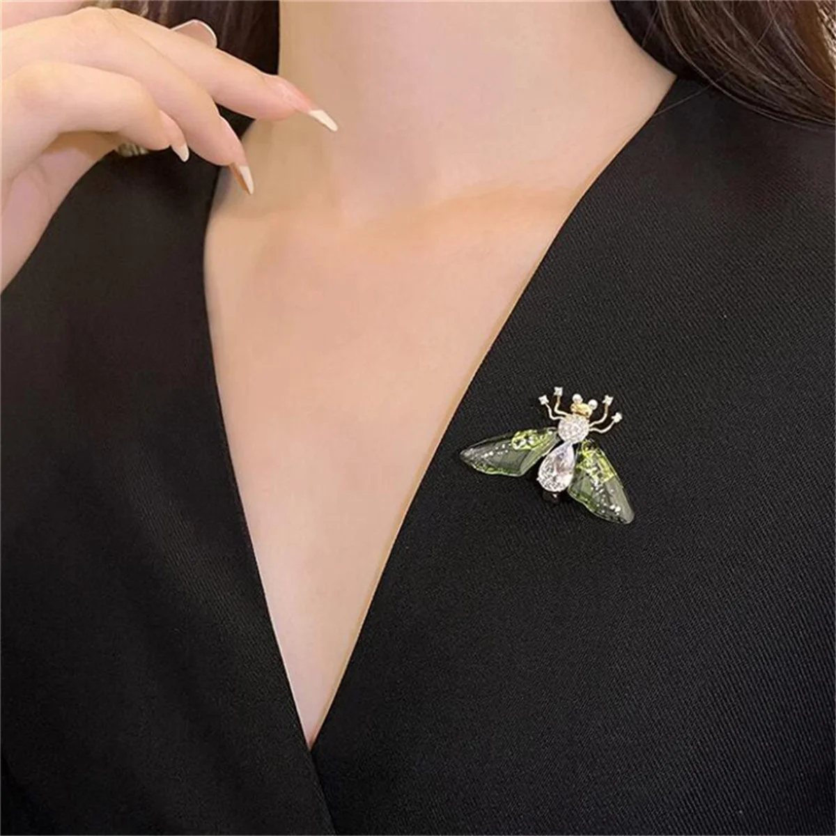 Kristall Kleine Biene Broschen Für Frauen Exquisite Vintage Strass Insekt Biene Anstecknadeln Tier Abzeichen Vielseitig Schmuck Geschenk – Detail 34