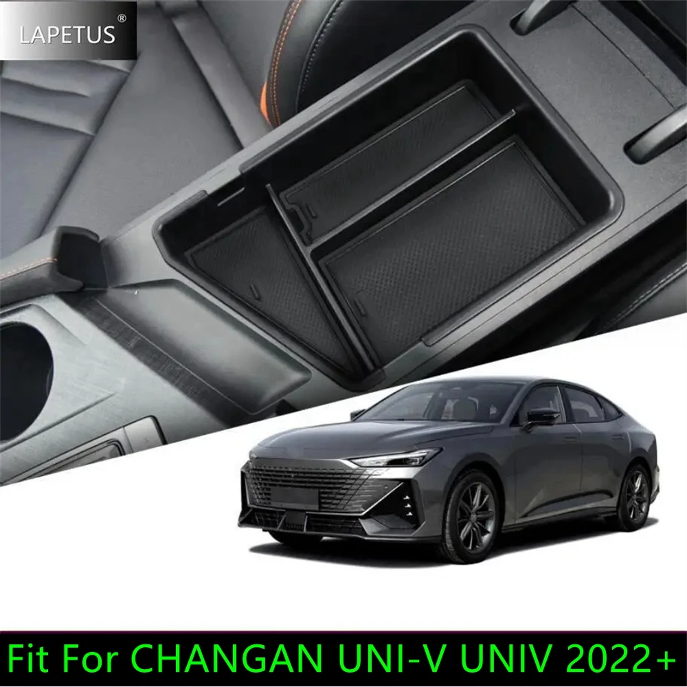 

Car Central Armrest Storage Box Console Arm Rest Tray Pallet Container Cover Accessories Fit For CHANGAN UNI-V UNIV 2022 2023