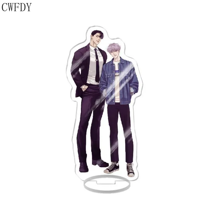 New Shell Pearl Boy Peripheral Arcylic Stand Model Plate Keychain Double Sided Jooha Kang Dooshik Standing Sign Desk Decor Gift