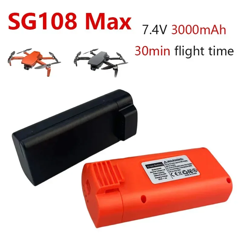 3000mah 7,4 v rc batterie für sg108 SG-108 drohne quadcopter ersatzteile wiederauf ladbare ersatz drohnen fähige li-polymer batterien