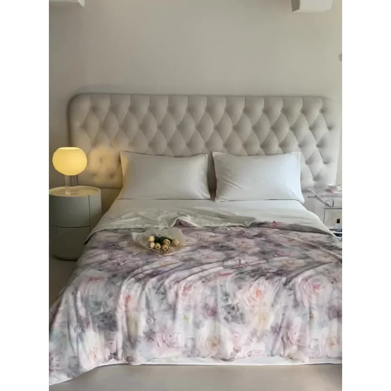 

Summer Mulberry Silk Comforter Duvet Insert Luxury Natural Silk Blanket Satin Bedding Double Twin Size Bed
