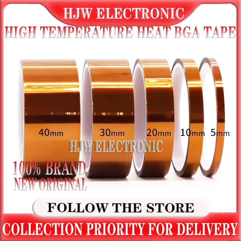 High Temperature Heat Bga Tape Thermal Insulation Tape Polyimide Adhesive Insulating Adhesive Tape 3d Printing Board