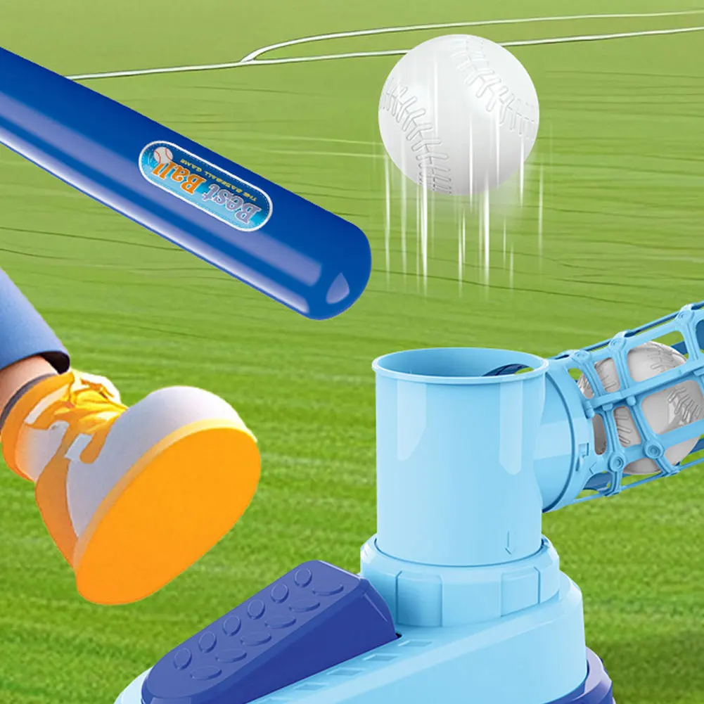 野球ボールのおもちゃ裏庭屋外スポーツおもちゃ調節可能な自動ピッチング野球マシンゲームセット誕生日子供男の子ギフト