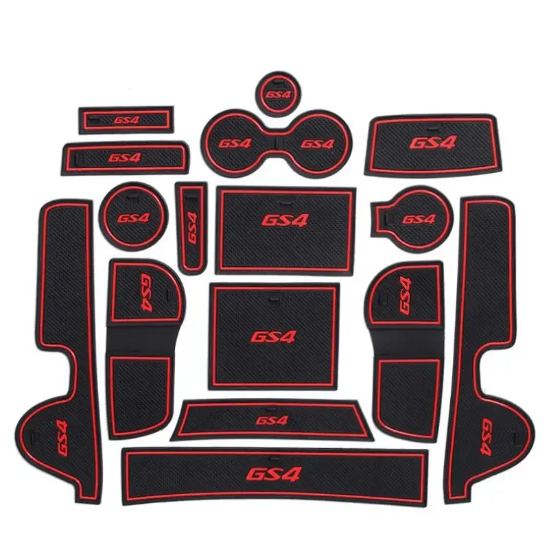 

Door Groove Mat Car Gate Slot Pad Cup Mat Armrest Storage Pad For Trumpchi GS4 EV 2017 2018 2019