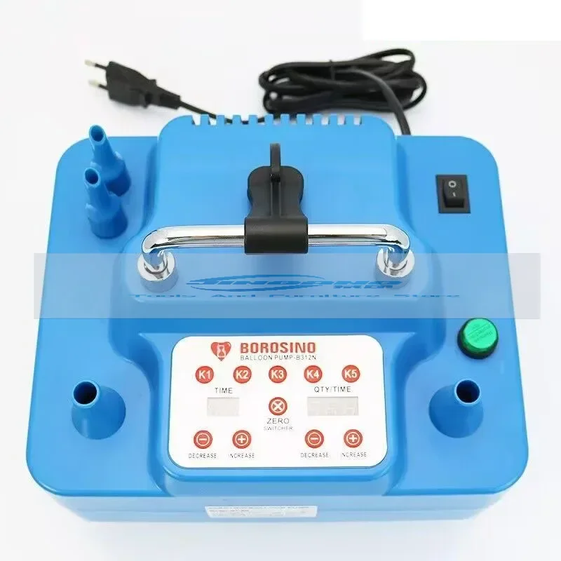 800W Electric Balloon Pump Timing Quantitative Professional Double Hole Inflator With Memory Function Foot Switch tools