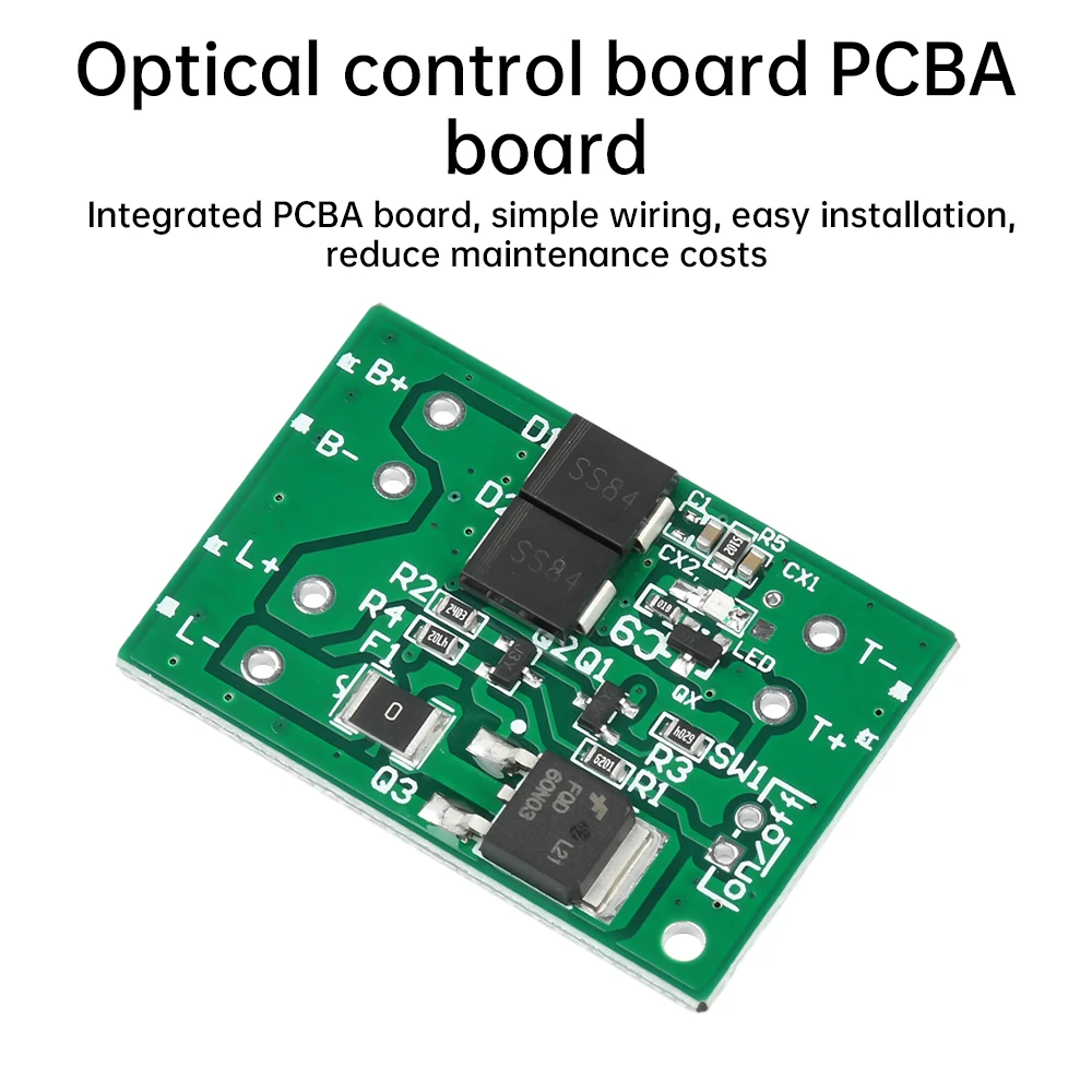 Solar Light Circuit Control Board 3.2V-15V Solar Controller Board Module Dusk-to-dawn Lighting for Road Stud Light Garden light