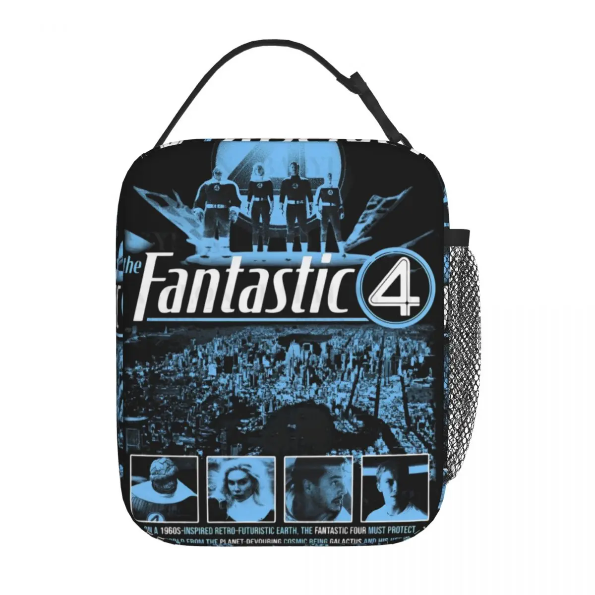 

Фантастическая сумка для обеда с четырьмя первыми ступеньками, аксессуары для офиса, сумка для хранения еды из фильмов 2025 года, многоразовый холодильник, термобокс для обеда