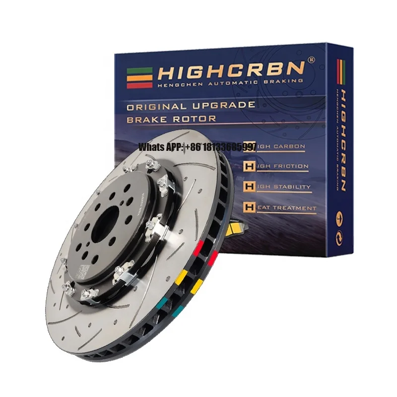 

HIGHCRBN 360*36mm 2-piece Brake Disc Floating Front For Benz C63 OE#A2124210512