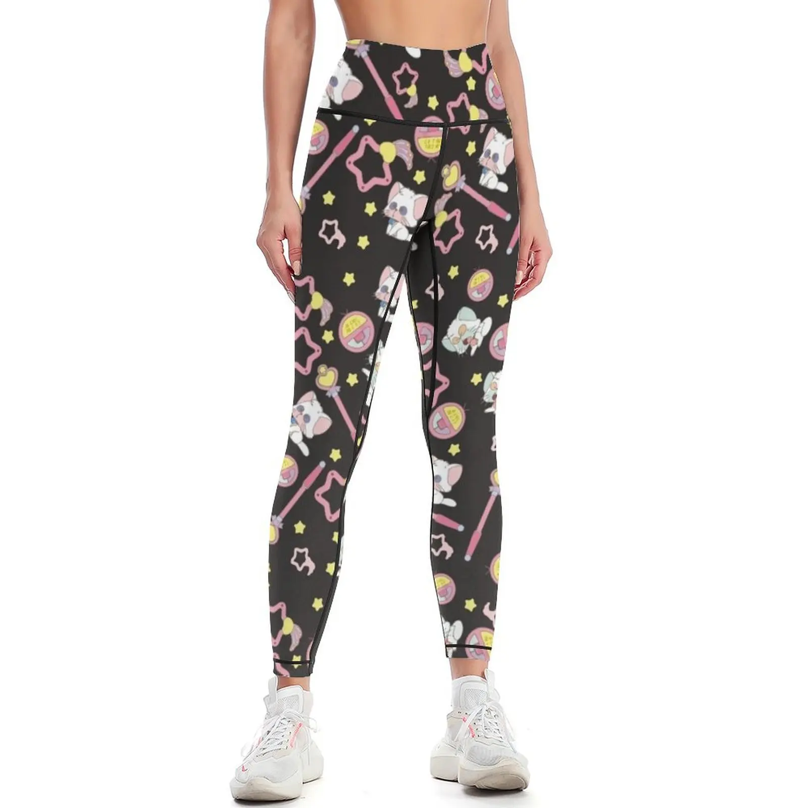 

Creamy Mami - texture Leggings sporty woman gym Fitness clothing Womens Leggings