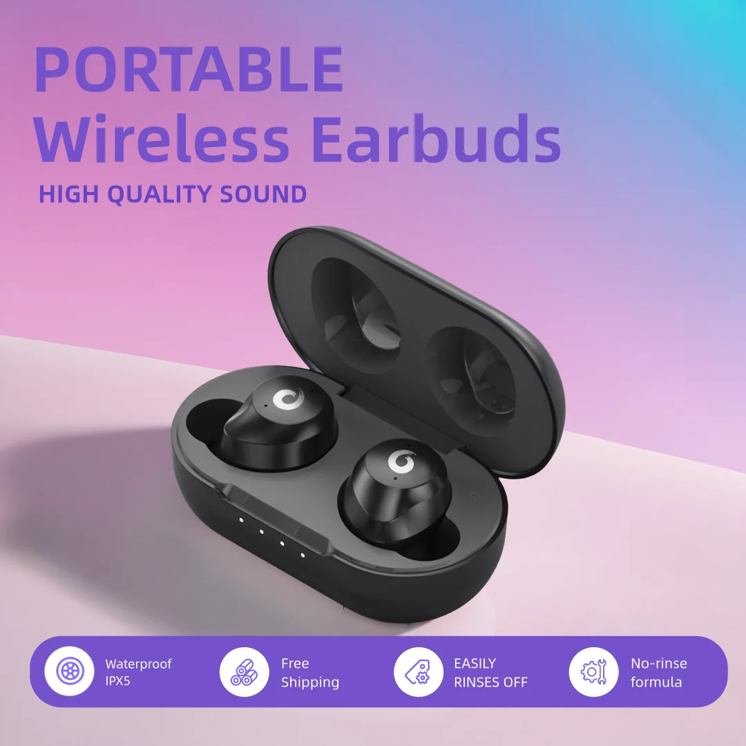 X9 ZQB TWS Hidden Headsets BT5.3 Noise Reduction Bluetooth Wireless Earbuds Headsets Earphones With Microphone