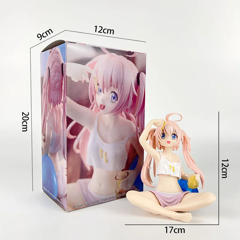 13cm Anime Figur Milim Nava zu dieser Zeit wurde ich als Schleim Relax Zeit Anime Figur Spielzeug Geschenk Sammlung Action figur reinkarniert