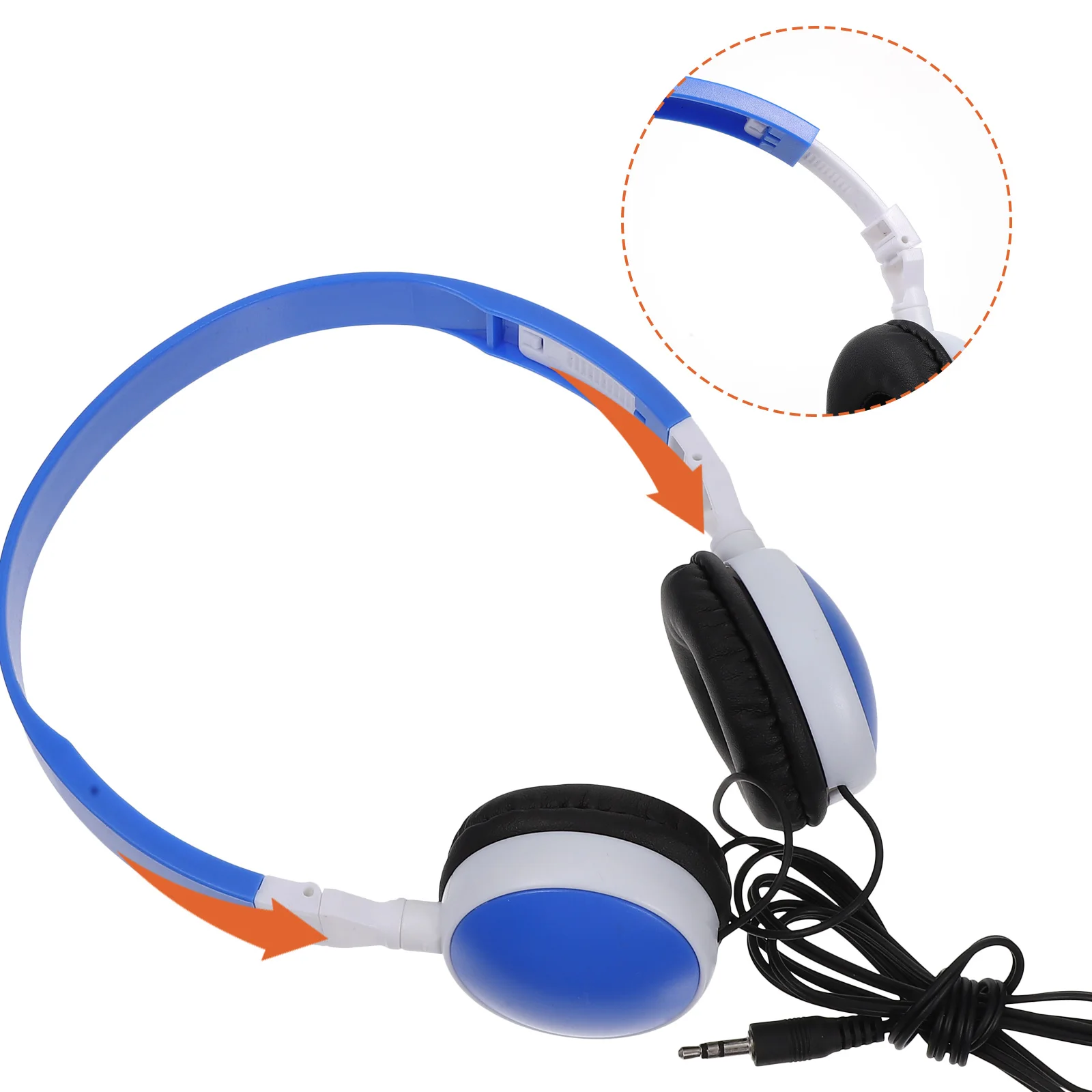 

Headphones for Kids Children On-Ear Foldable Wired Earphones Compatible Tablet Phone Computer 35mm Audio Jack Lightweight