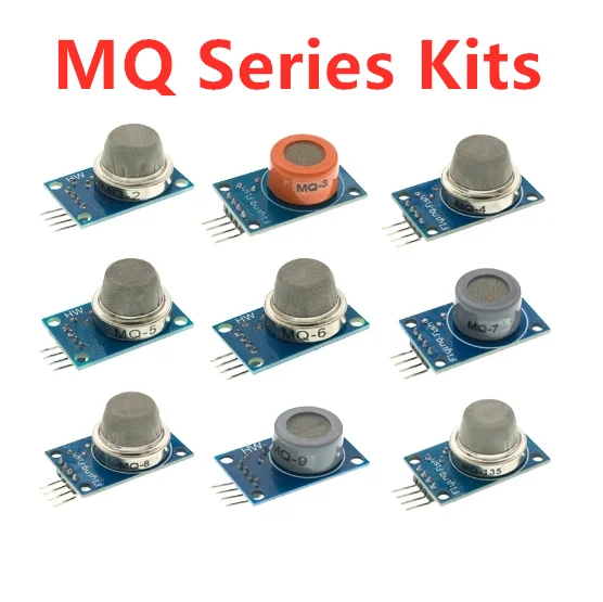 MQ-2 MQ-3 MQ-4 MQ-5 MQ-6 MQ-7 MQ-8 MQ-9 MQ-135 Detection Smoke methane liquefied Gas Sensor Module for Arduino Starter DIY Kit