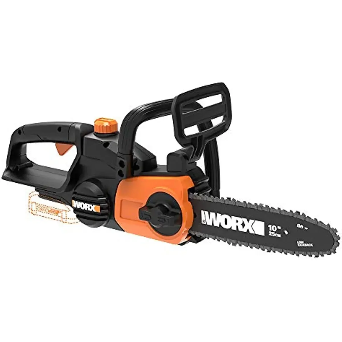 

Worx 20V 10" Cordless Chainsaw Power Share with Auto-Tension (Tool Only) - WG322.9