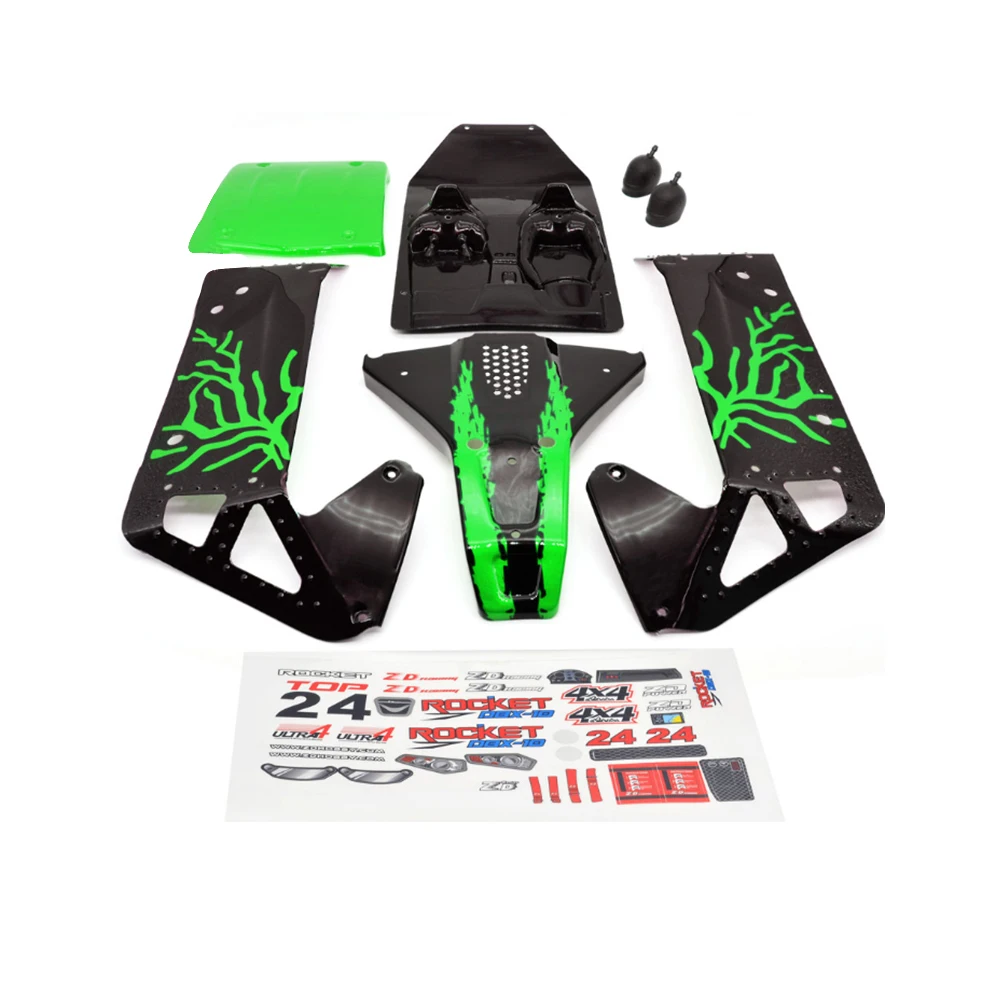 ZD Racing 1/10 DBX-10 DBX 10 ciężarówka pustynna metalowy mechanizm różnicowy C góra tylna piasta Body shell przedni zderzak przedni pies kości