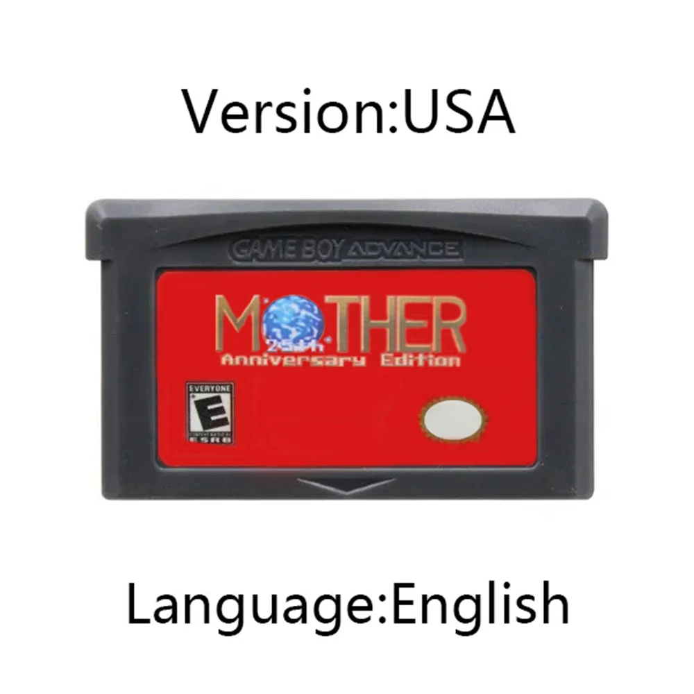 GBA Mother Series Game Cartridge 32-Bit Video Game Console Card Mother 1+2 Mother 3 American edition