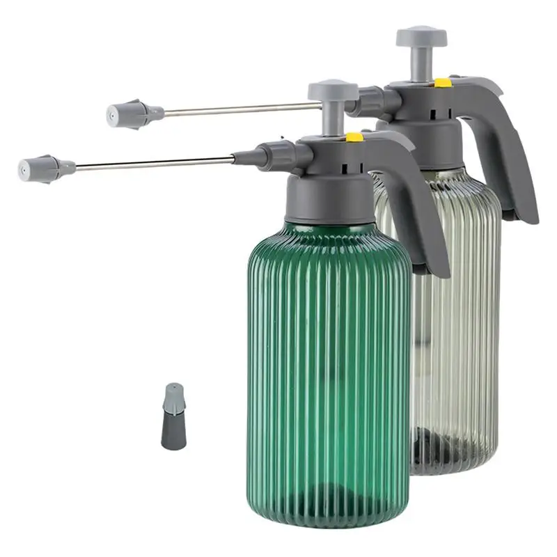 2L Watering Can Manual Air Pressure Bottle Large Capacity High Pressure Nozzle Garden Tools Spraying Bottle Pressure Sprayer