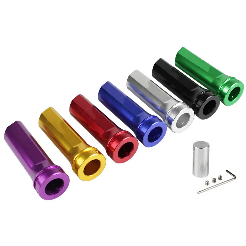 غطاء مقبض فرامل اليد المعدل للسيارات، سبائك الألومنيوم، غطاء رافعة فرامل اليد للسيارات، غطاء معدل لمقبض فرامل اليد #5