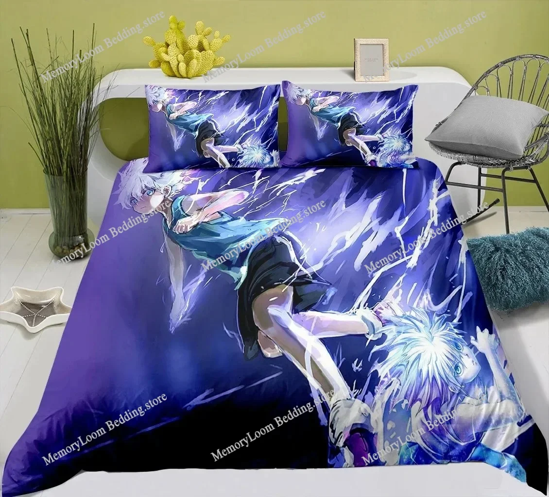 

Hunter X Bedding Set Single Twin Full Queen King Size Hunter X Hunter Bed Set Aldult Kid Bedroom постельное бельё 059