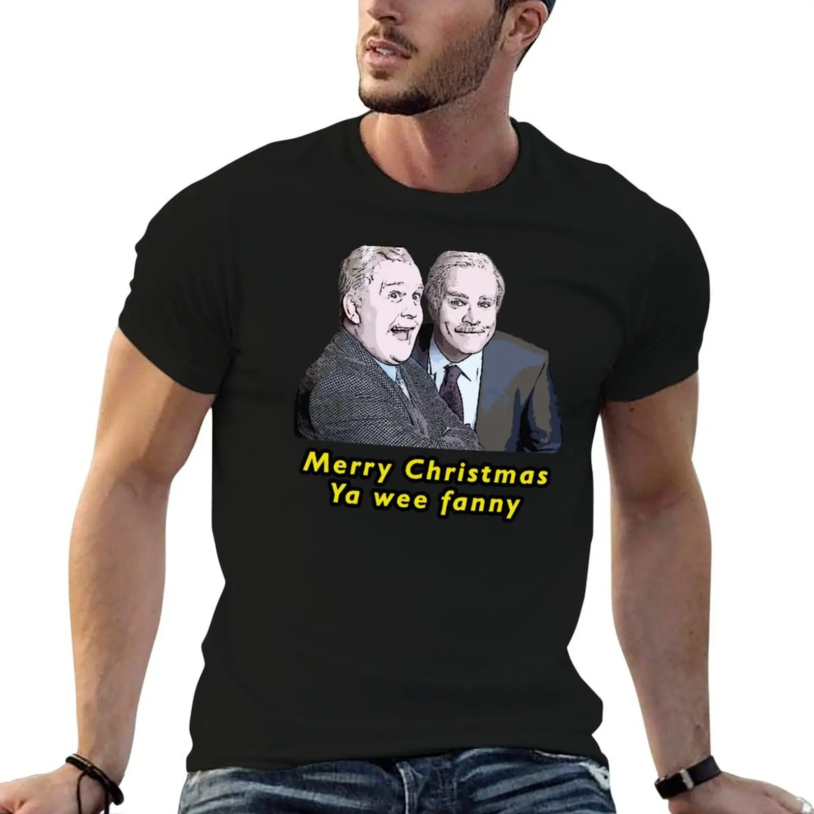 

Still Game Inspired Jack and Victor Merry Christmas Ya Wee Fanny Funny Design | Christmas jumper | Card | T Shirt T-Shirt