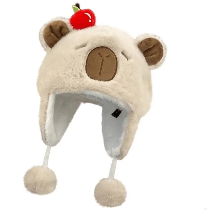 Warm Plush Hat Kids…