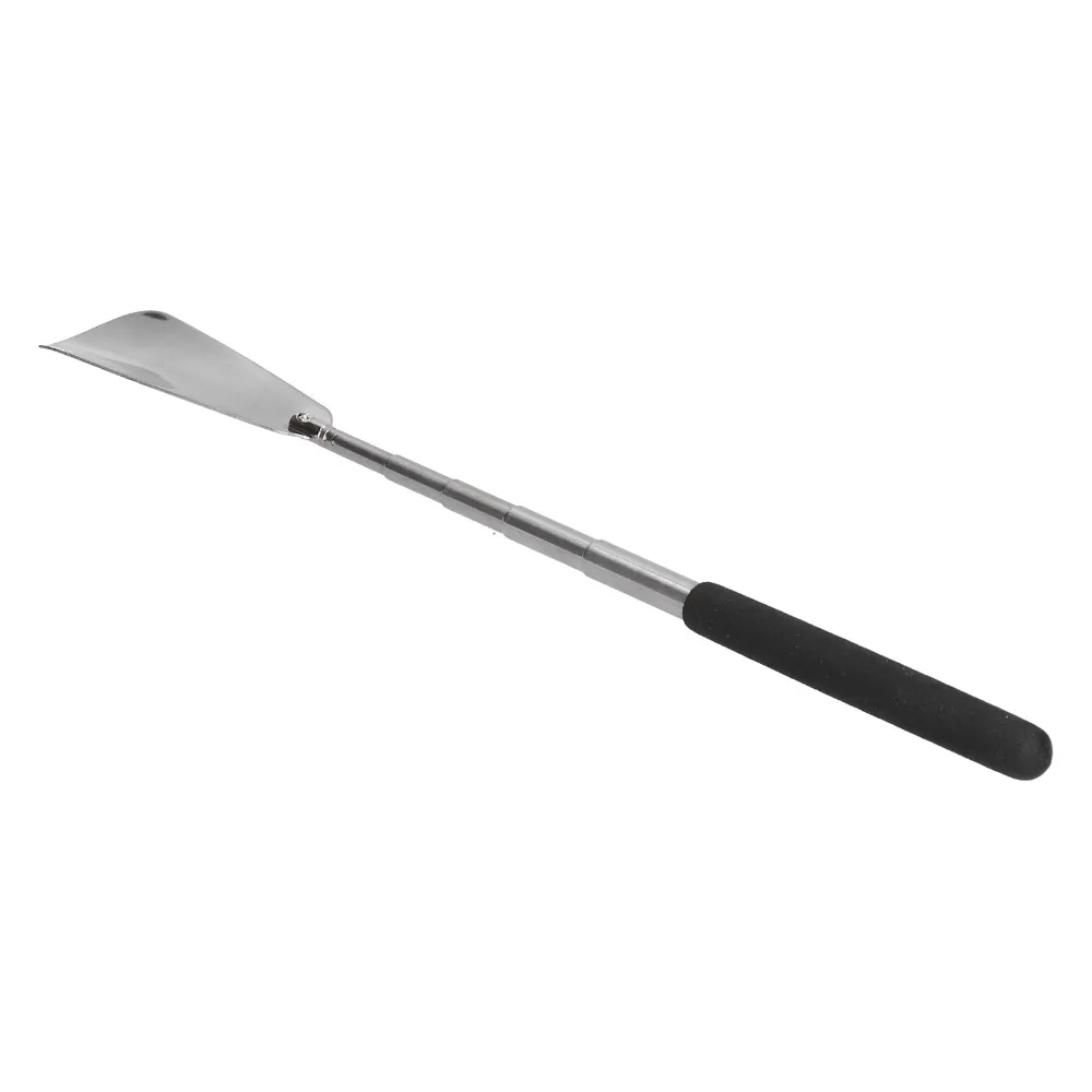 Sturdy Stainless Steel Shoe Horn Black 27.1x3.3cm Shoe Helper Shoe Lifter Home Shoe Care