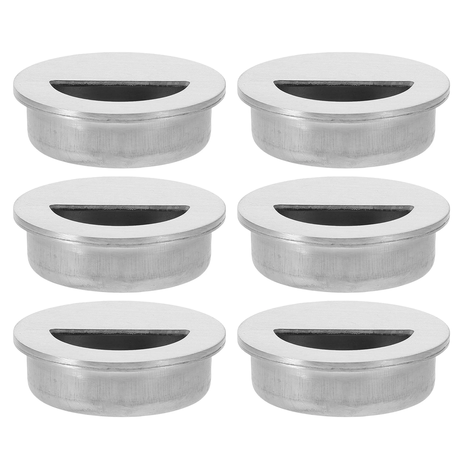 

6Pcs Invisible Handle Concealed Cabinet Pull Recessed Sliding Door Pull Flush Hidden Drawer Handles Stainless Steel