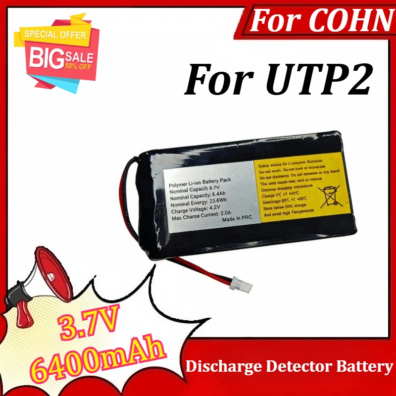 

Аккумулятор 3.7V 6400mAh с датчиком разряда для COHN, для перезаряжаемой батареи UTP2